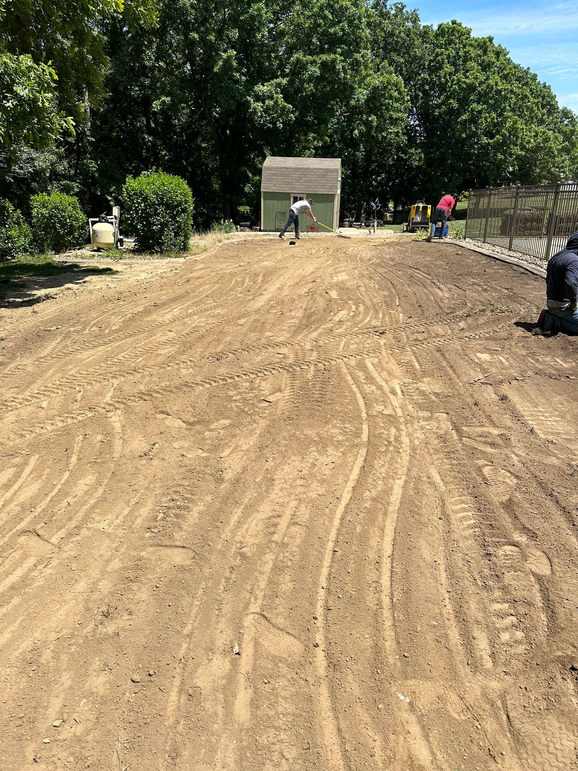 Gallery photos for Transformative Backyard Lawn Revamp in Oak Grove: Image #1